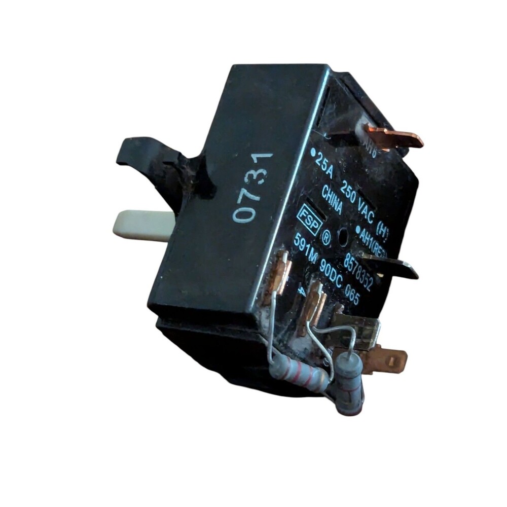 OEM Whirlpool Maytag Dryer Temperature Switch 8578352 FSP 250VAC Black Twist In
